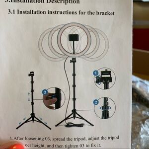 LED 10” light forPictures, Makeup, Live Streaming
